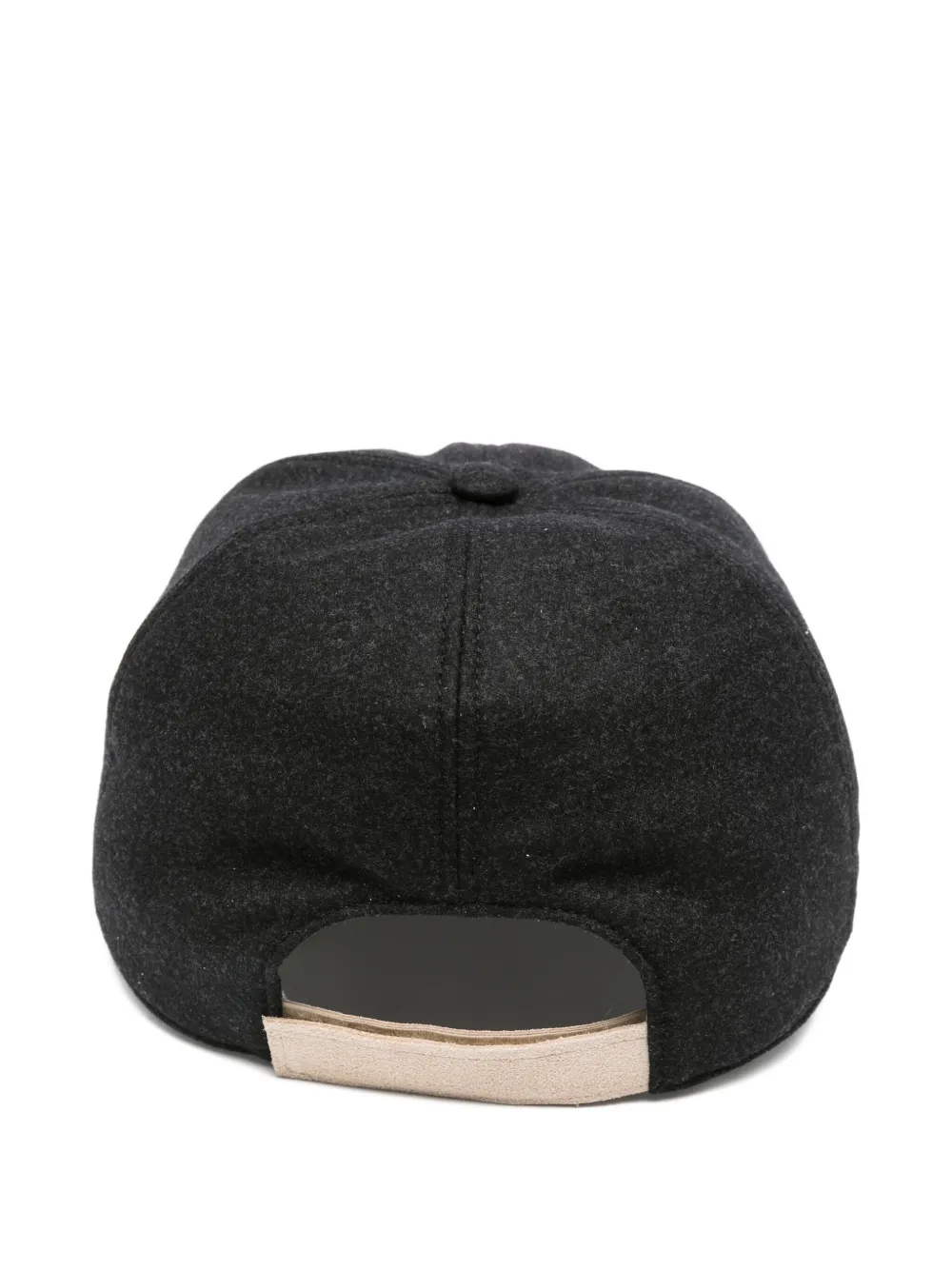 Eleventy curved-peak wool-blend baseball cap - Zwart