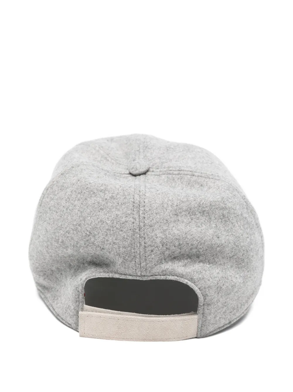 Eleventy curved-peak wool baseball cap - Grijs