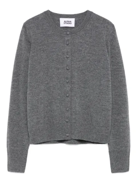 ALPHA STUDIO buttoned wool cardigan