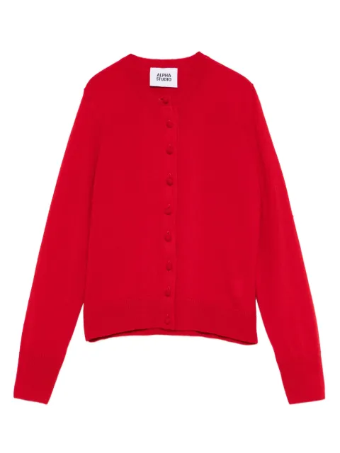 ALPHA STUDIO button-front cardigan