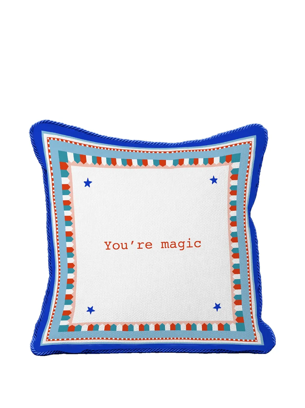 BACI MILANO Mamma Mia geometric-pattern cushion (60cm x 60cm) | Cushions | Image 2