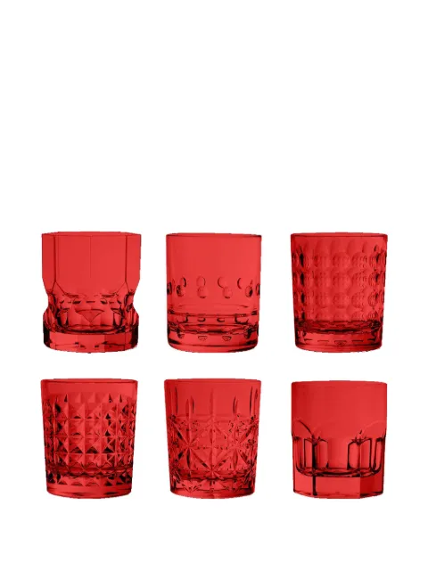 BACI MILANO Crystal Touch glasses (set of six)