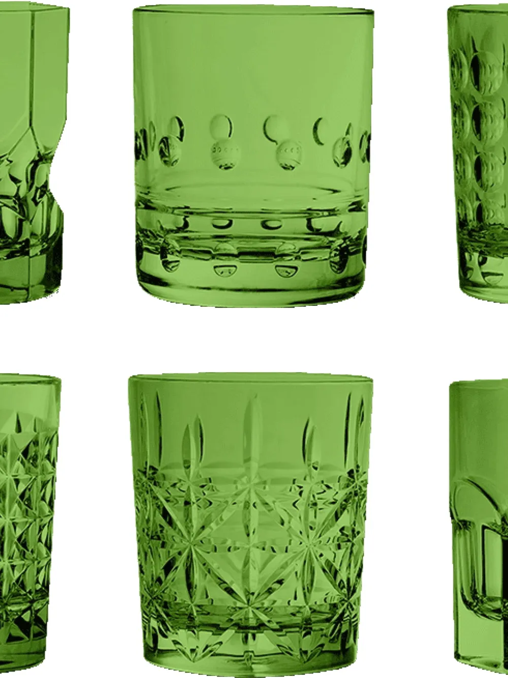 BACI MILANO geometric-pattern glasses (set of six) | Glassware | Image 2