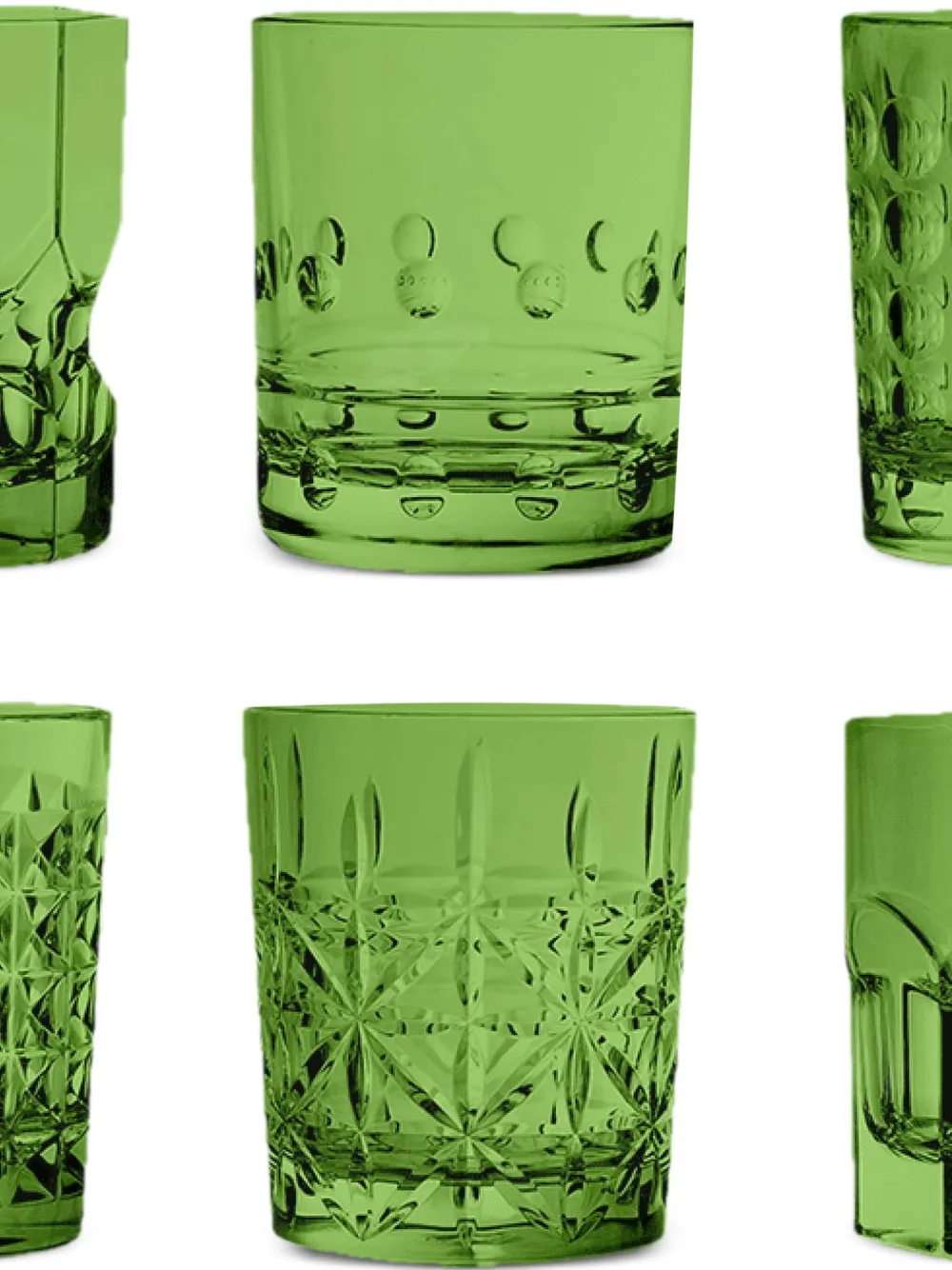 BACI MILANO geometric-pattern glasses (set of six) | Glassware | Image 2