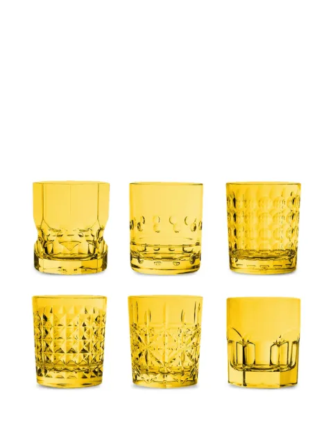 BACI MILANO Crystal Touch glasses (set of six)