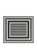 BACI MILANO geometric-pattern tablecloth (160cm x 180cm) - Black