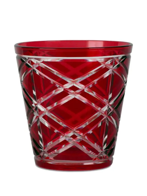 BACI MILANO diamond-patterned glasses (set of two)