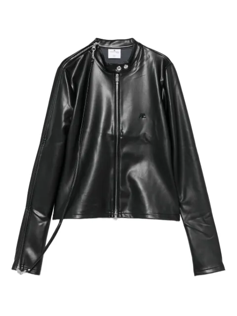 Courrèges zip-fastening leather jacket