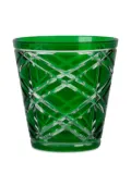 BACI MILANO diamond-pattern glasses (set of two) - Green