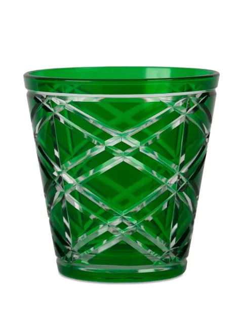 BACI MILANO diamond-pattern glasses (set of two)