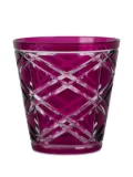 BACI MILANO diamond-pattern glasses (set of two) - Pink