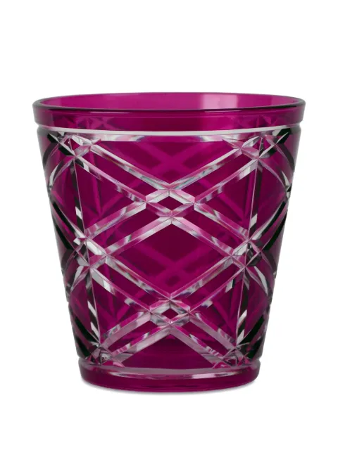 BACI MILANO diamond-pattern glasses (set of two)