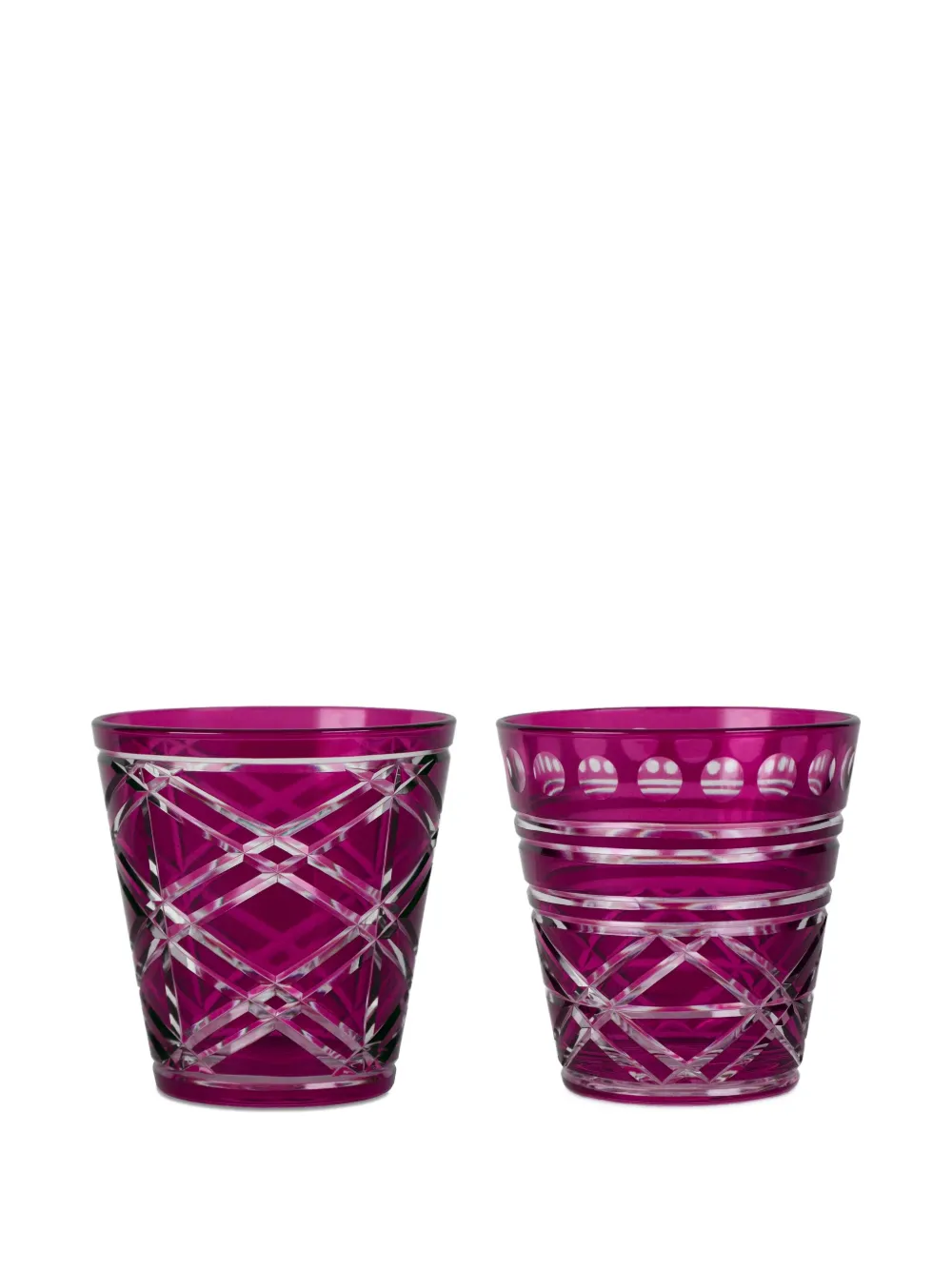 BACI MILANO diamond-pattern glasses (set of two) | Glassware | Image 2