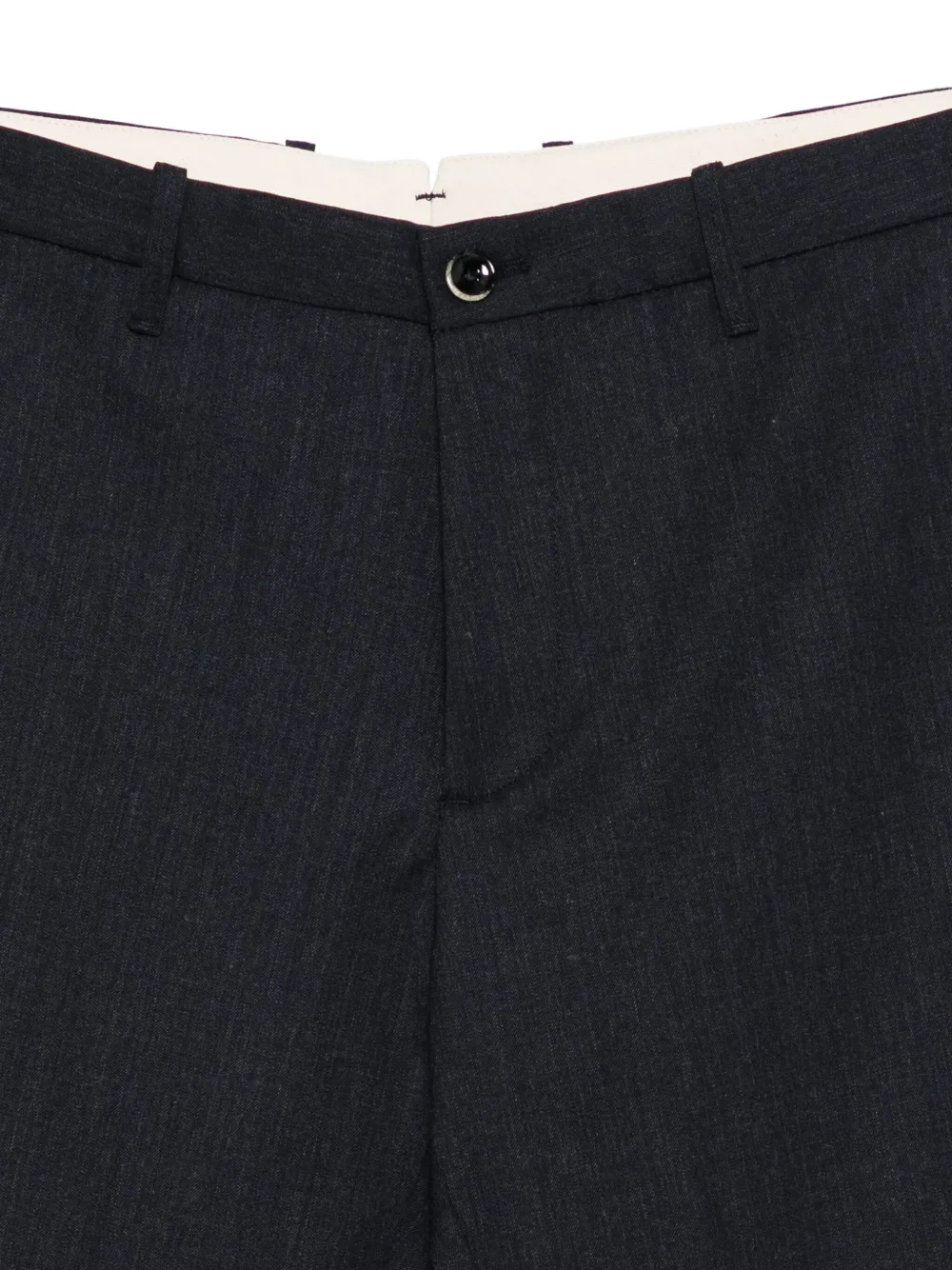 Nine In The Morning Giove Piatto Pressed-crease Trousers In Black
