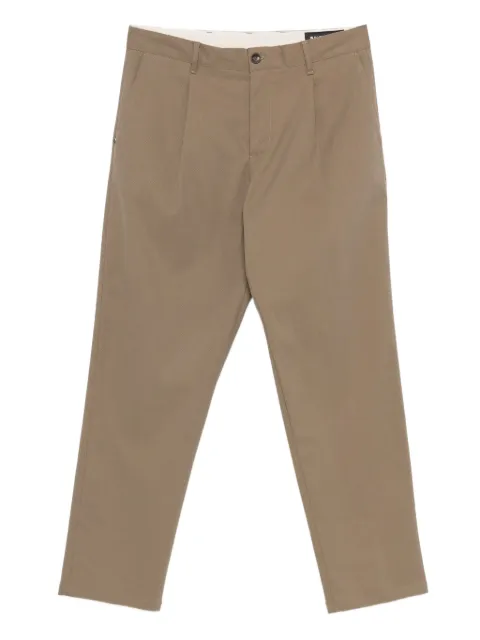 White Sand Sammy pleated twill trousers
