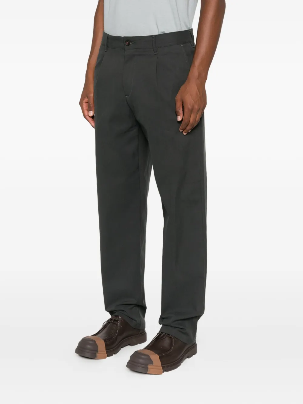 White Sand Plooibroek Grijs