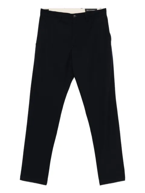 White Sand linen-blend straight-leg trousers