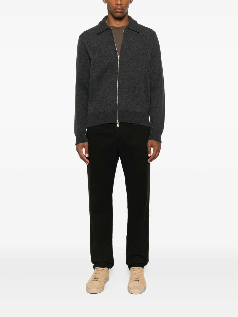White Sand Jack broek met twill weving - Zwart