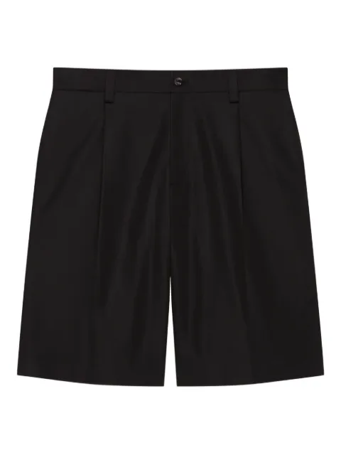 Givenchy pleated cotton shorts