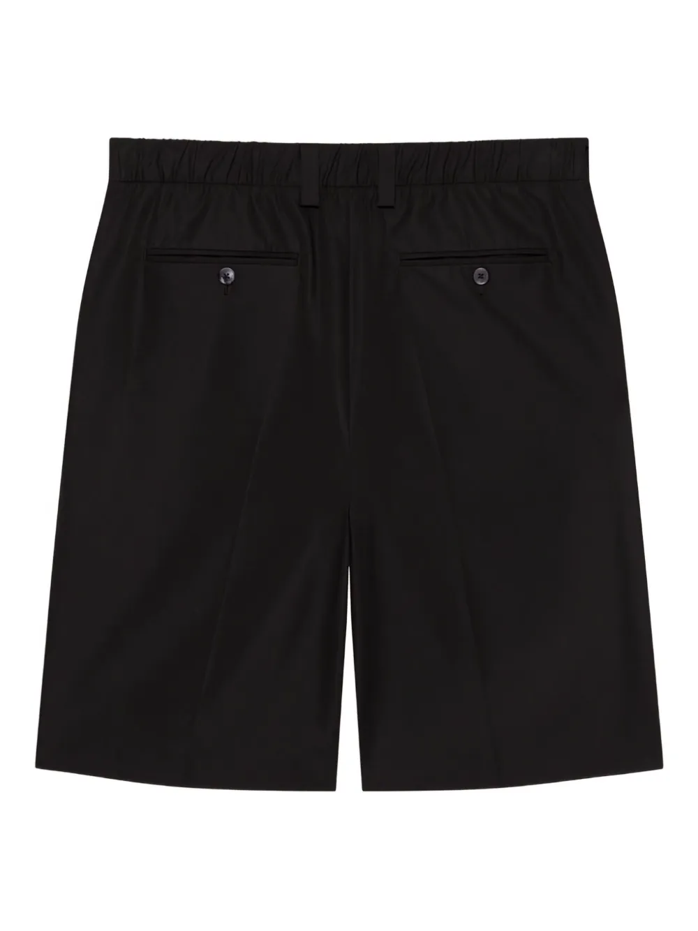 Givenchy Two-pleat Bermuda Shorts In Cotton In Black