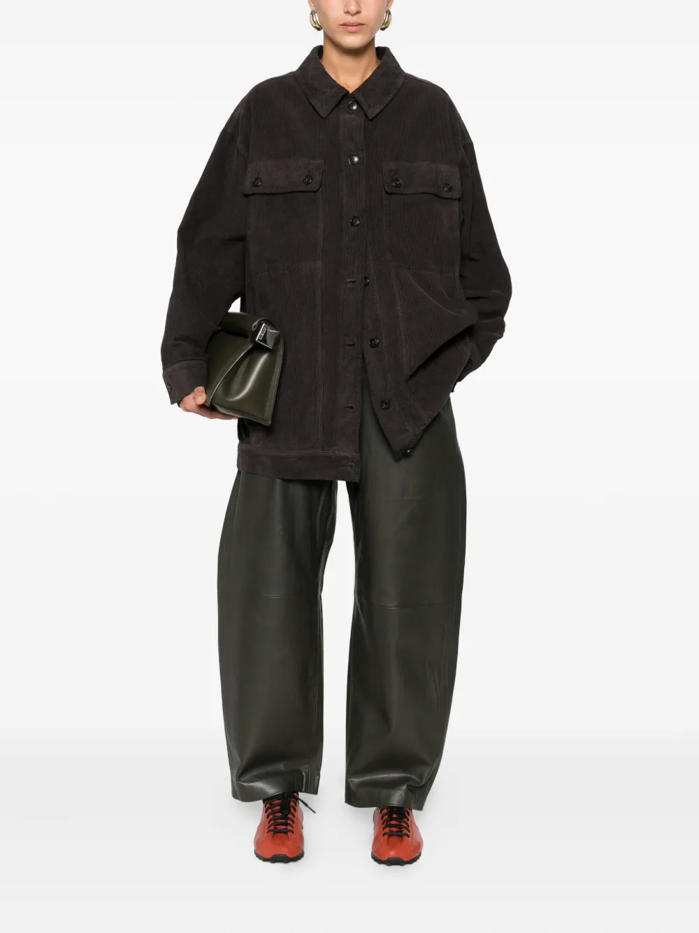 TRUE AVENUE corduroy chest-pocket jacket | Oversized Jackets | Image 2