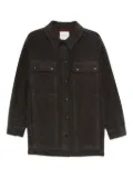 TRUE AVENUE corduroy chest-pocket jacket - Brown