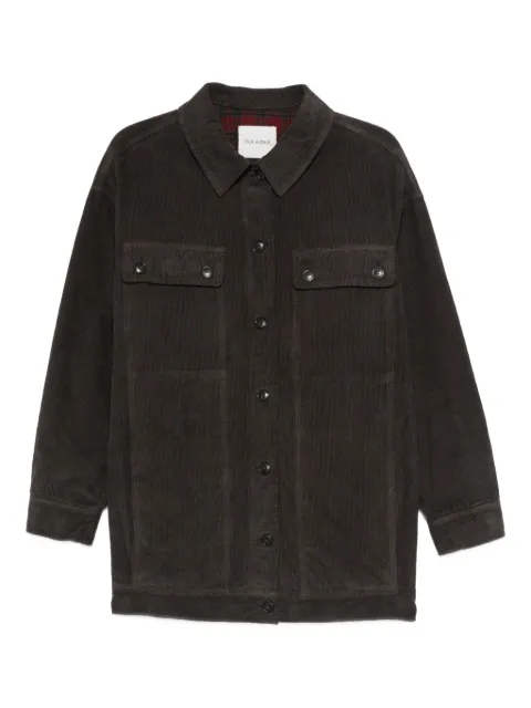 TRUE AVENUE corduroy chest-pocket jacket