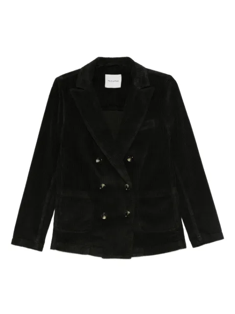 TRUE AVENUE corduroy double-breasted blazer
