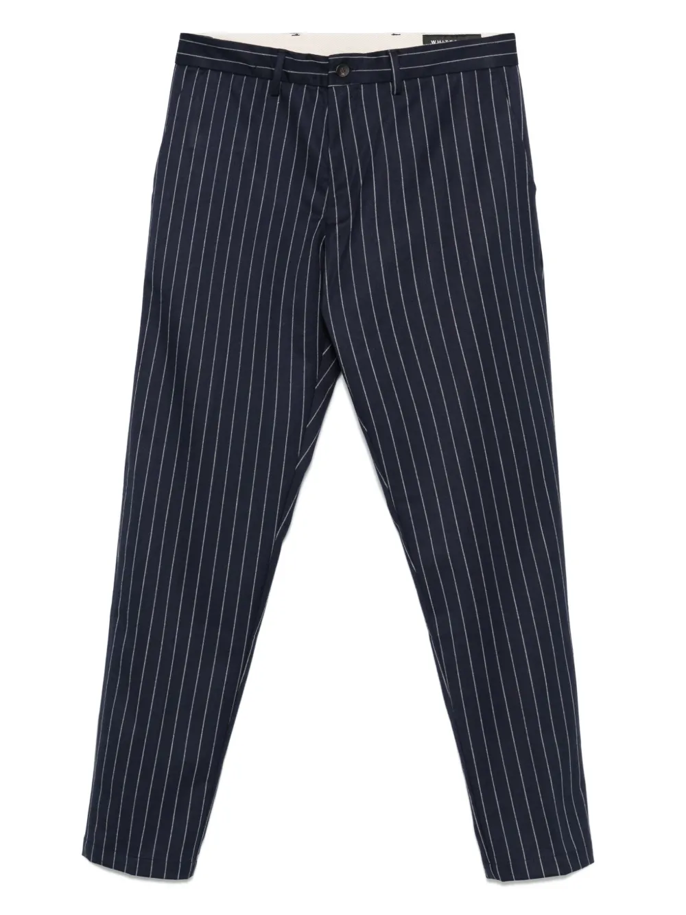 White Sand Jack pinstripe-pattern flannel trousers | Blue | Image 1