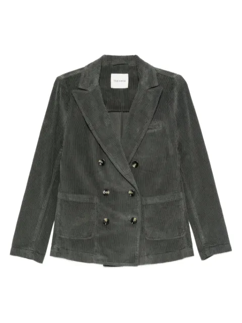 TRUE AVENUE corduroy double-breasted blazer