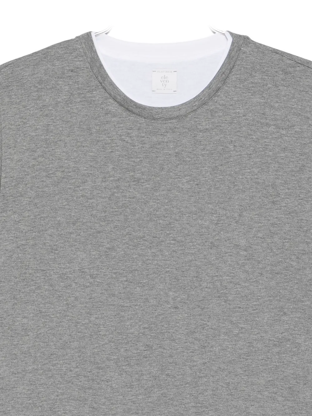 Eleventy Cotton T-shirt In Gray