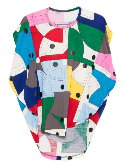 Comme Des Garçons Pre-Owned circular-cut T-shirt