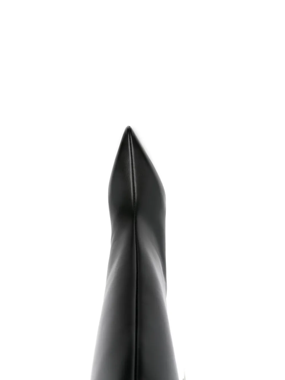 Pre-owned Givenchy 120mm 4g Lock-detail Wedge Boots In Black