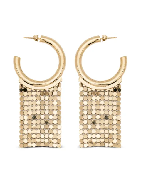 Paco Rabanne Pre-Owned 1970s Pixel hoop earrings