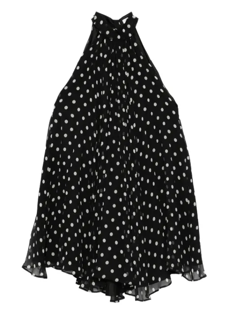 Nina Ricci Pre-Owned polka-dot peplum-hem dress