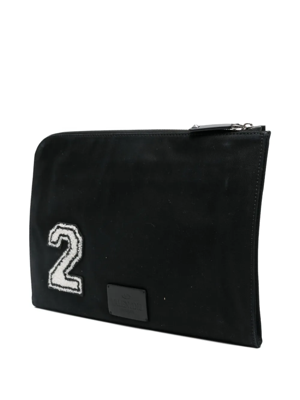 Valentino Garavani Pre-Owned logo-patch laptop bag | Image 2