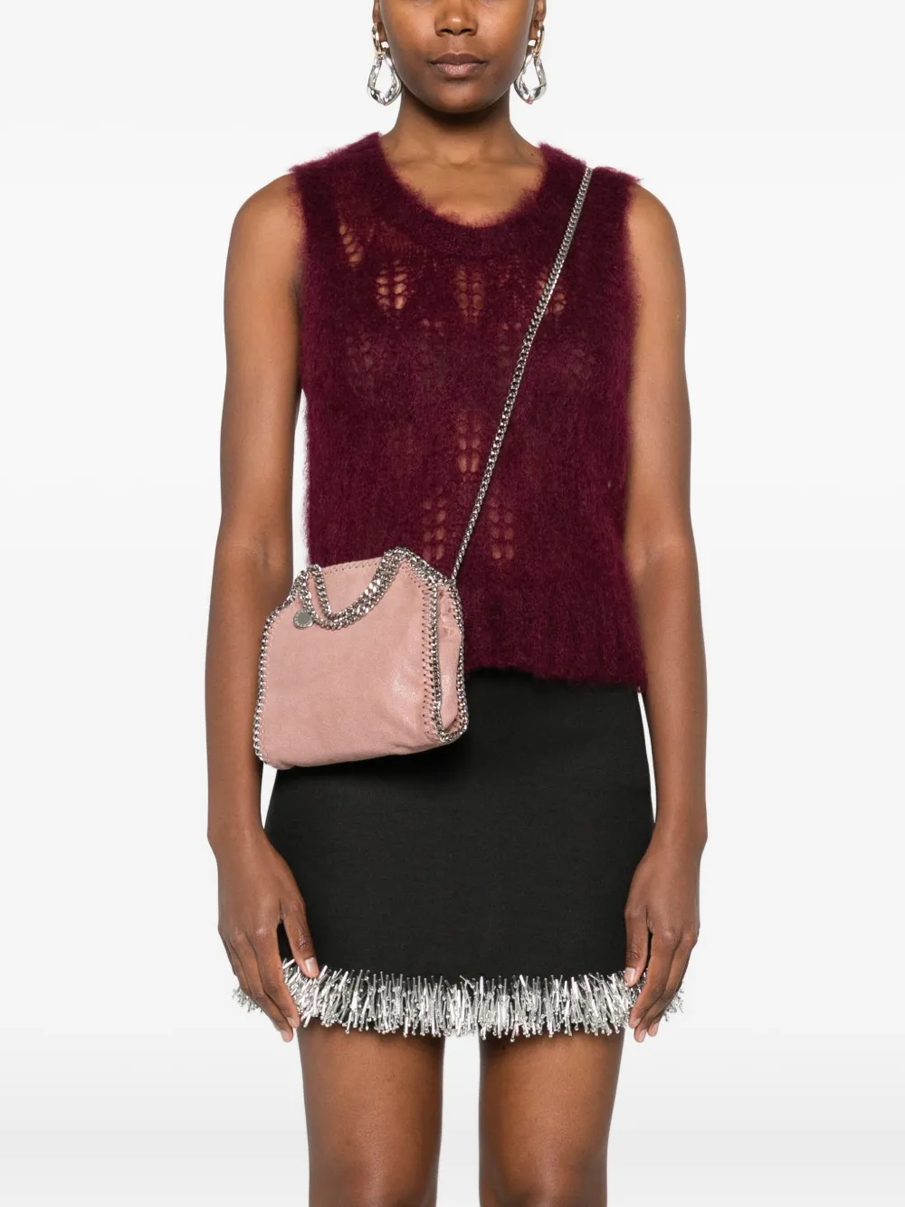 Stella McCartney Pre-Owned chain-trimmed mini bag | Image 2