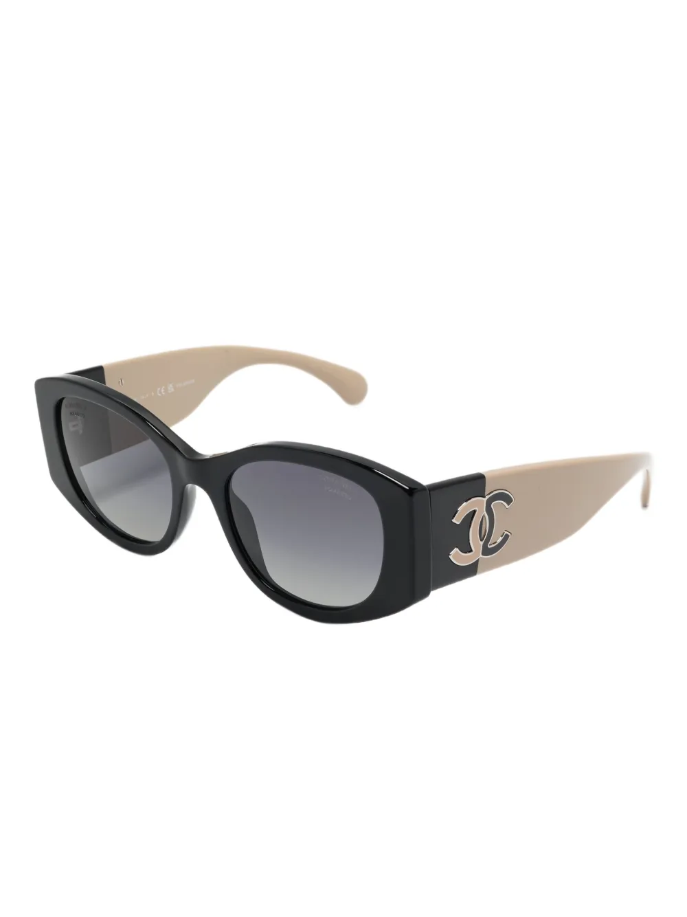 CHANEL Pre-Owned rectangle-frame sunglasses | Image 2