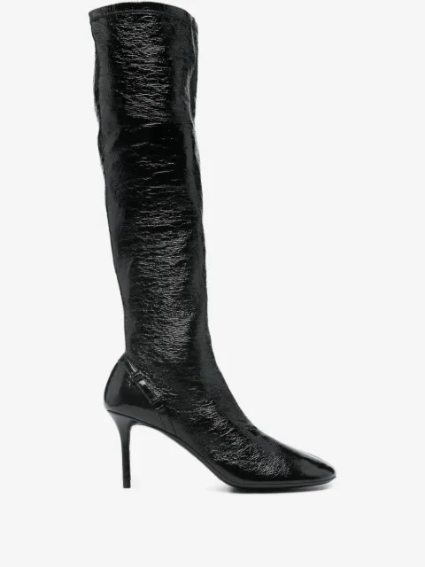 Courrèges Pre-Owned 75mm Oblique stiletto-heel boots