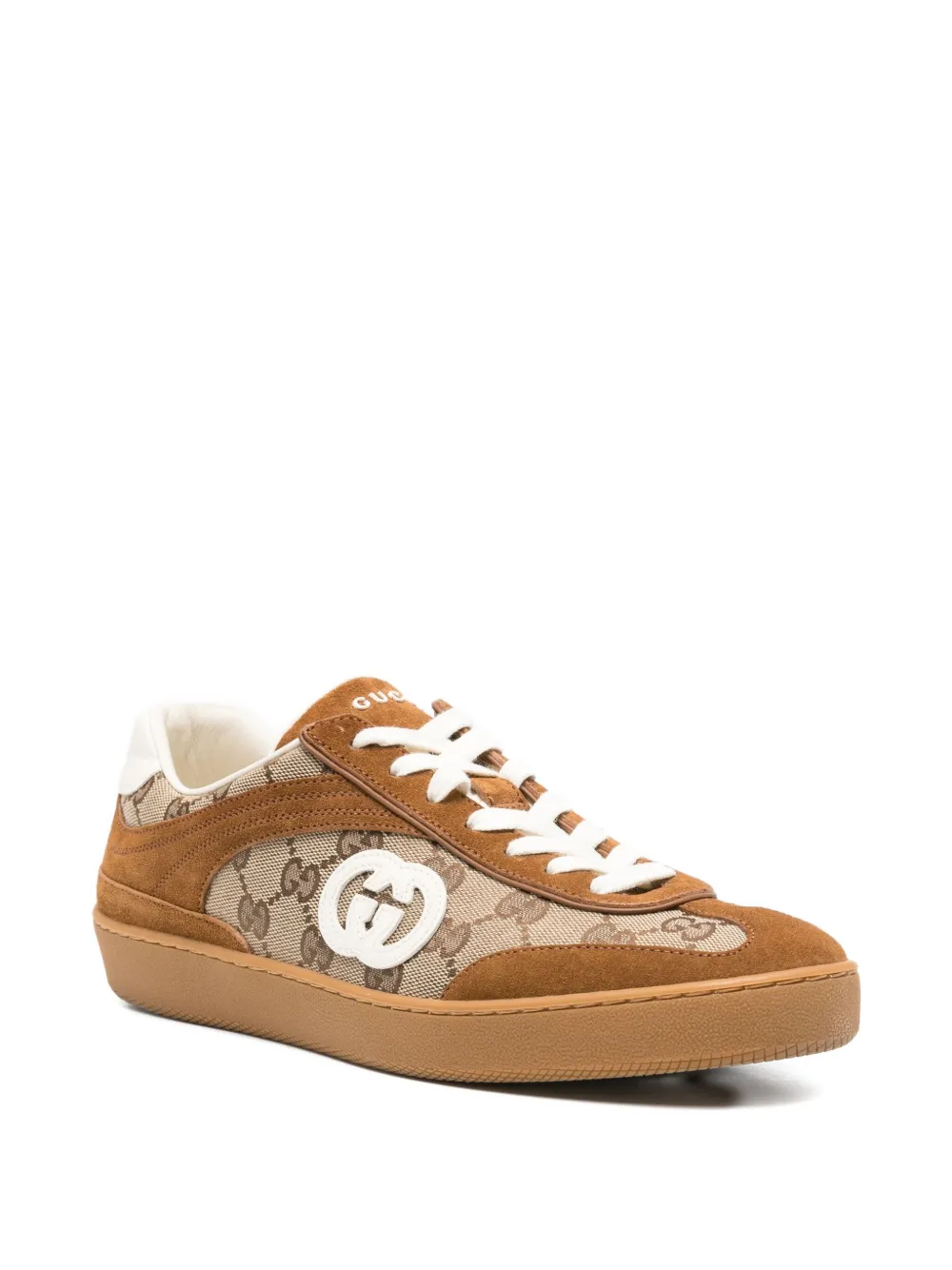 Gucci Pre-Owned monogram suede sneakers | Image 2