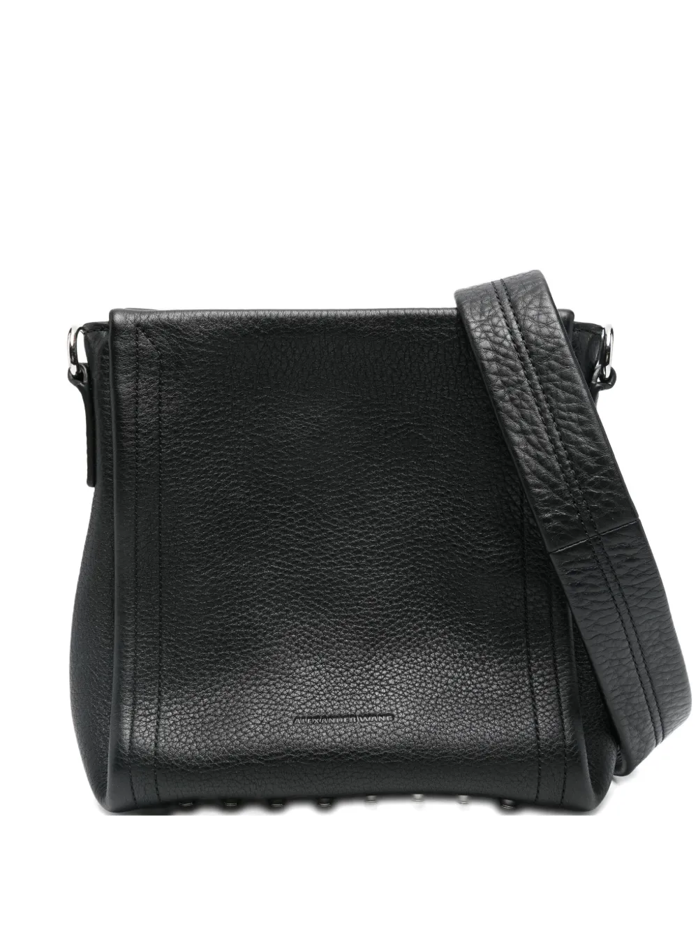 Pre-owned Alexander Wang Leather Crossbody Bag In Black