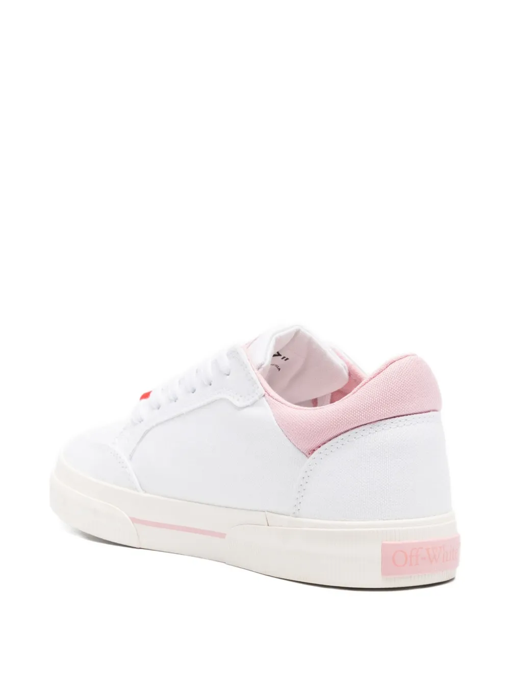 Pre-owned Off-white Vulcanized Leather Low Sneakers In White