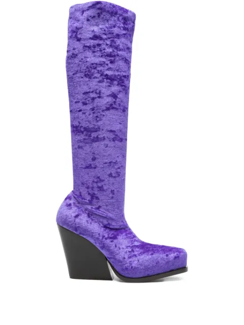 Stella McCartney Pre-Owned bottes en velours 105 mm