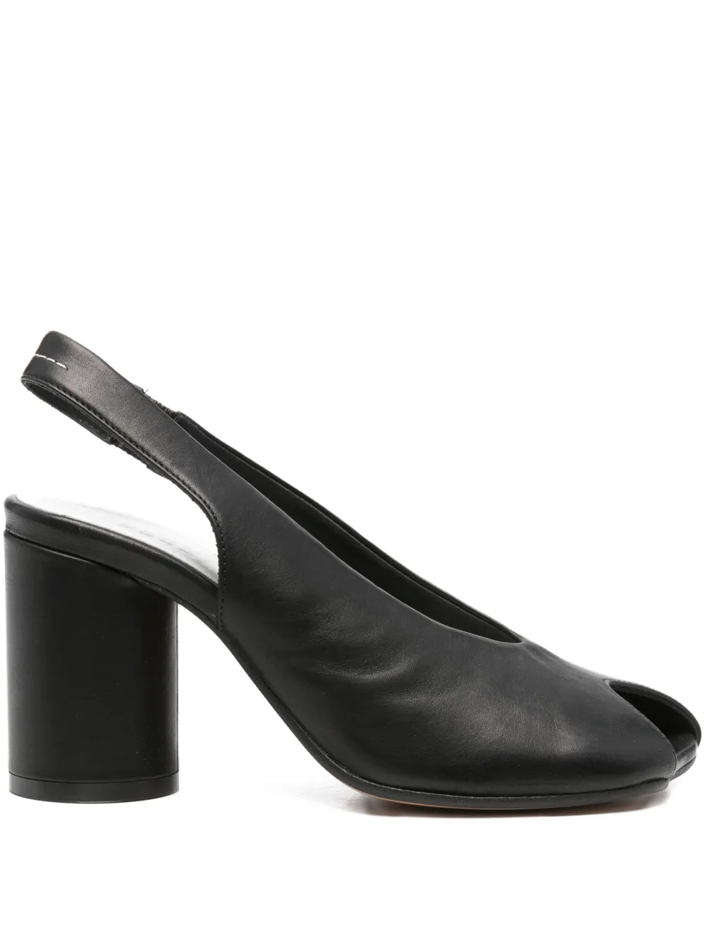 Maison Martin Margiela Pre-Owned 100mm slingback calf-leather pumps | Black | Image 1