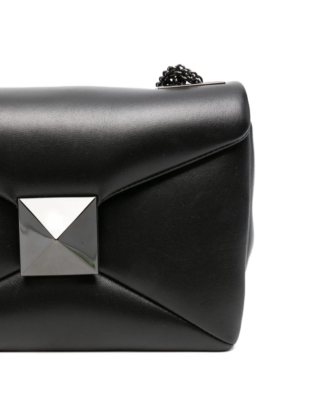 Pre-owned Valentino Garavani Small One Stud Cross Body Bag In Black