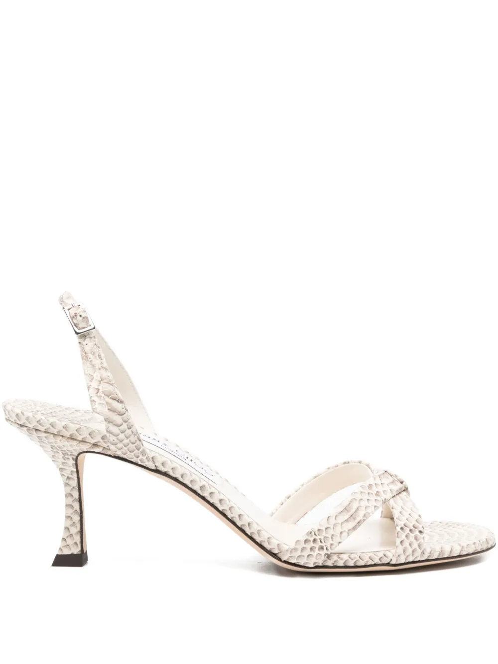 Jimmy Choo Pre-Owned 65mm Elsy sandals | Neutrals | Image 1