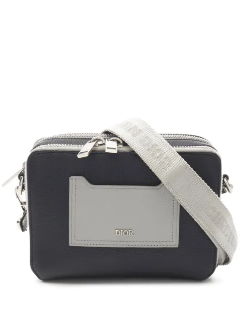 Christian Dior Pre-Owned сумка через плечо Bicolor Leather Double Zip (2010-2025 годы)