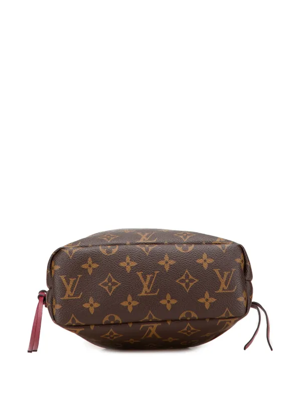 Organizer Interno In Feltro Per Borsa A Secchiello LV Noe - Con Cerniera E 9 Tasche (Marrone, Grande)