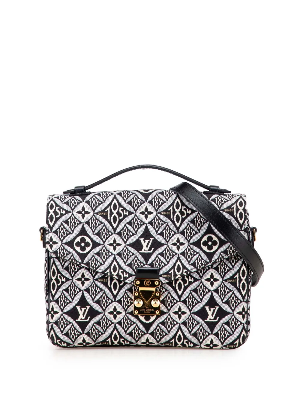 Louis Vuitton Pre-Owned 2021 Monogram Jacquard Since 1854 Pochette Louis Vuitton Pre-Owned 2021 Monogram Jacquard Since 1854 Pochette