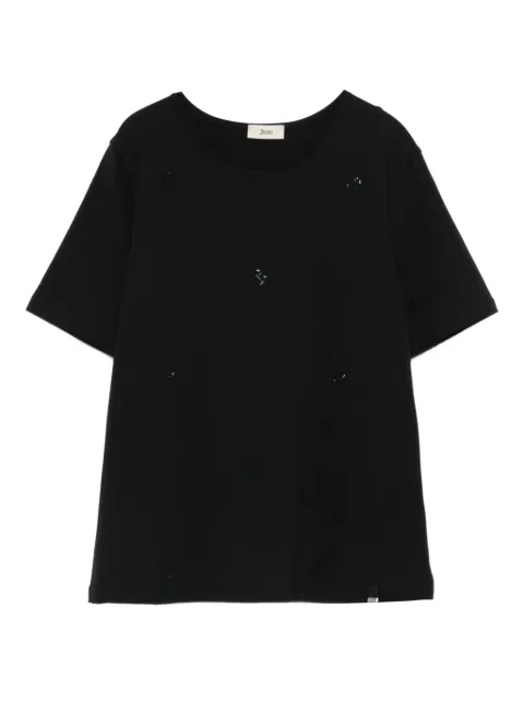 Herno rhinestone-embellished short-sleeve t-shirt